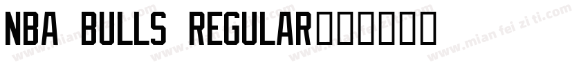NBA Bulls Regular字体转换
